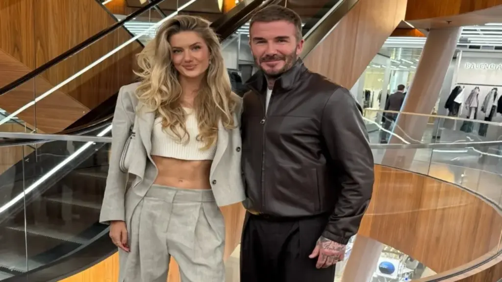 Nữ VĐV gợi cảm nhất thế giới gây sốt khi chụp hình cùng David Beckham