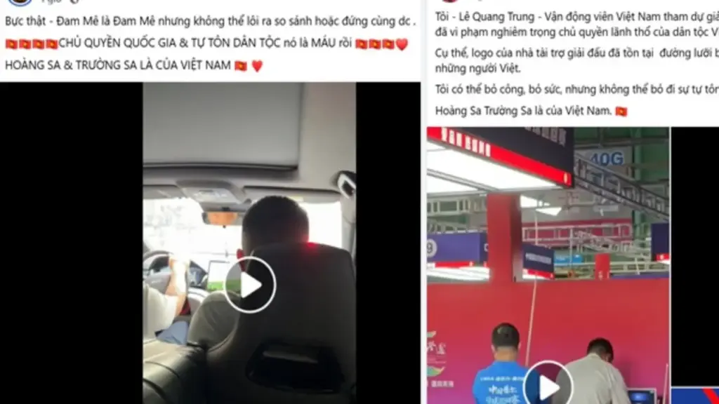VĐV billiards Việt Nam phản đối mạnh mẽ BTC Trung Quốc dùng ‘đường lưỡi bò’: ‘Ba anh em về luôn trong đêm’