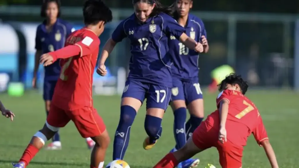 Thắng kịch tính U.17 Myanmar, Thái Lan tạm vượt Việt Nam lên đầu bảng VCK U.17 nữ châu Á