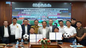 Tập đoàn Hoàng Anh Gia Lai đầu tư phát triển bóng đá Lào