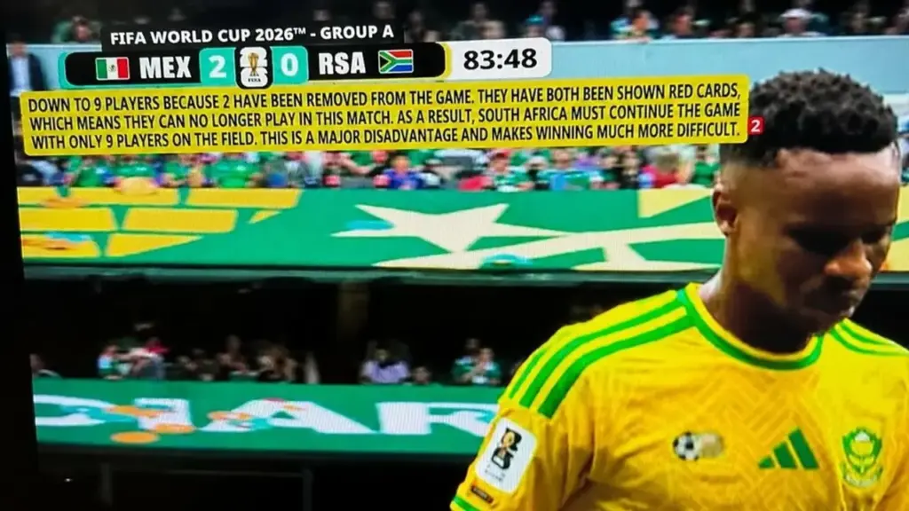 Tranh cãi về đồ họa giải thích trên sóng truyền hình World Cup