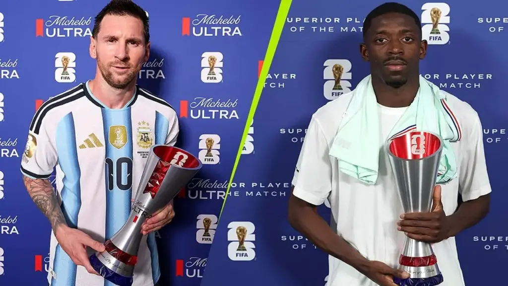 Vì sao giải thưởng Cầu thủ hay nhất của Messi khác Dembele?