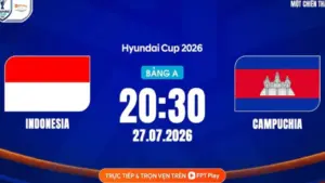 Indonesia 0-0 Campuchia, ASEAN Cup 2026: 'Xứ vạn đảo' thị uy sức mạnh