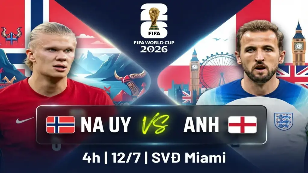 Nhận định Na Uy - Anh (4h ngày 12/7): Đại chiến Haaland - Kane